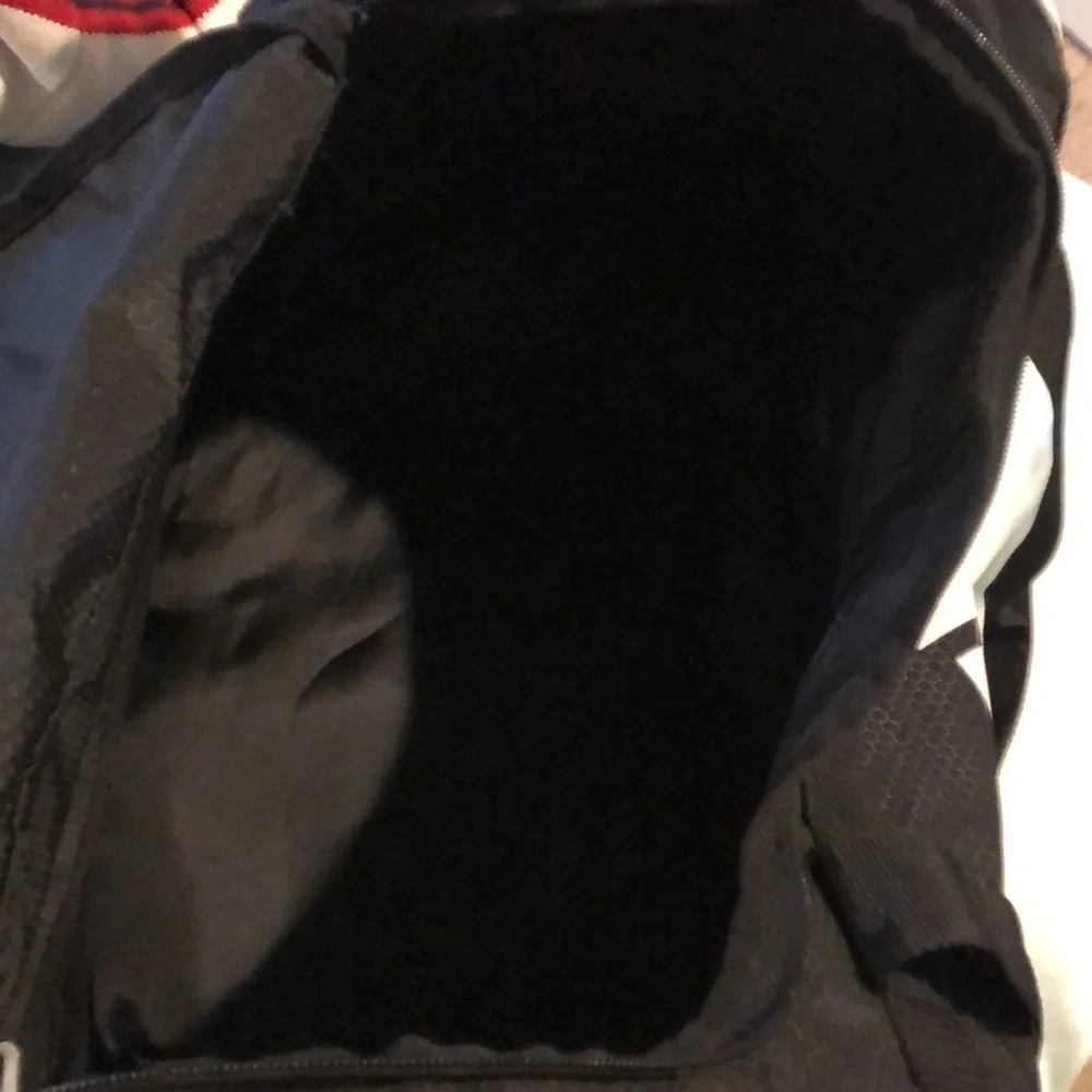 NWOT Adidas duffel bag black and white